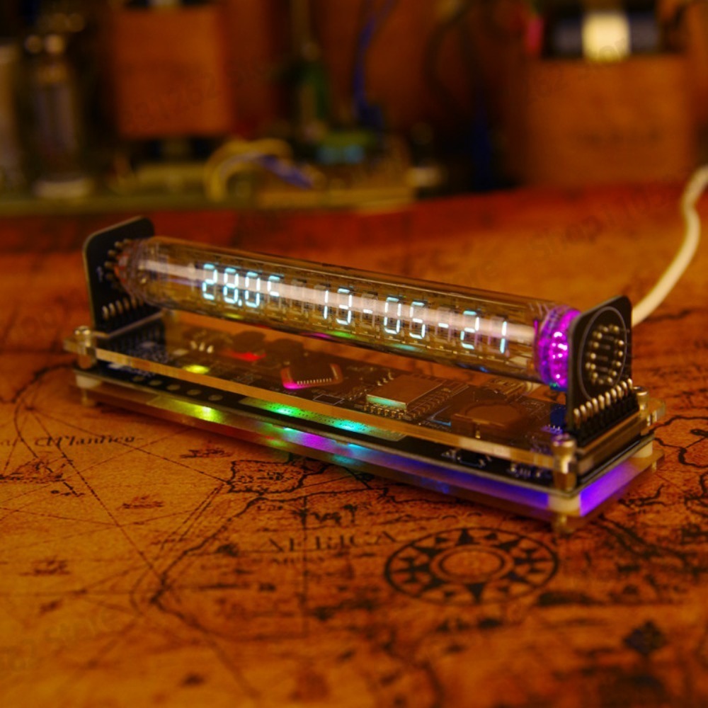 VFD Fluorescent Tube Clock IV- - đánh giá và giá Retro Gaming Youtube