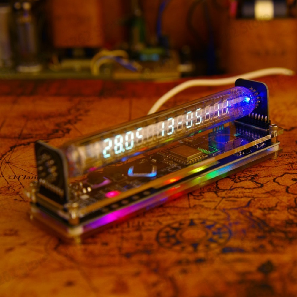 VFD Fluorescent Tube Clock IV- - đánh giá và giá Retro Gaming Youtube