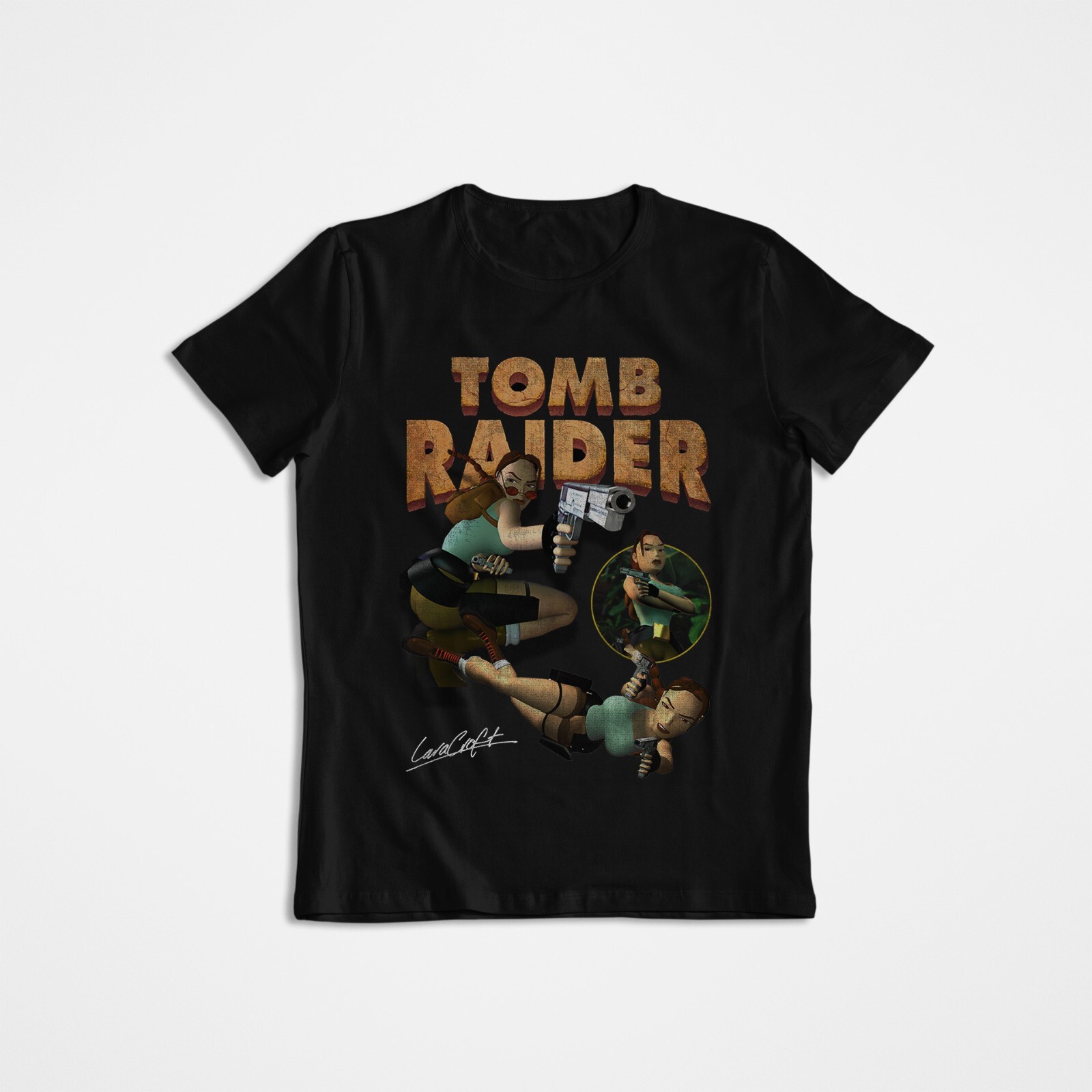 Tomb Raider, Lara Croft, Graph - đánh giá và giá Retro Gaming T Shirt